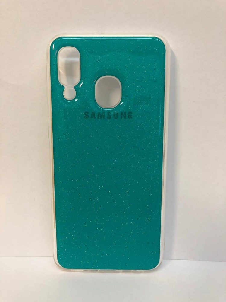Силиконовая накладка для Samsung Galaxy A40 Цветная (Винил) 1