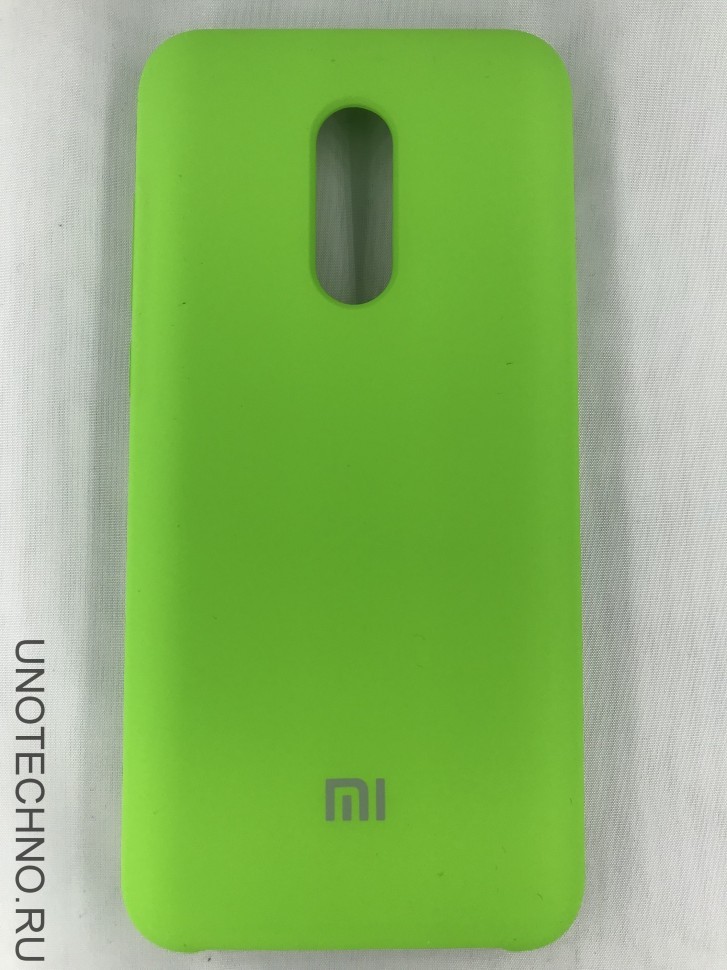 Чехол накладка с логотипом Mi для Xiaomi redmi 5 зеленая 1