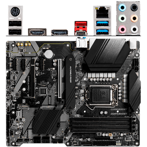 Материнская плата MSI Z490 LGA1200 DDR4 (Z490-A Pro) ATX, Ret EAC 1