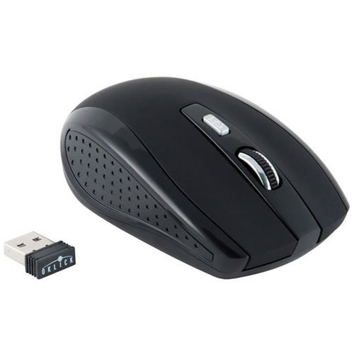 Беспроводная мышь Oklick 455MW USB оптическая Black (Черная) 2