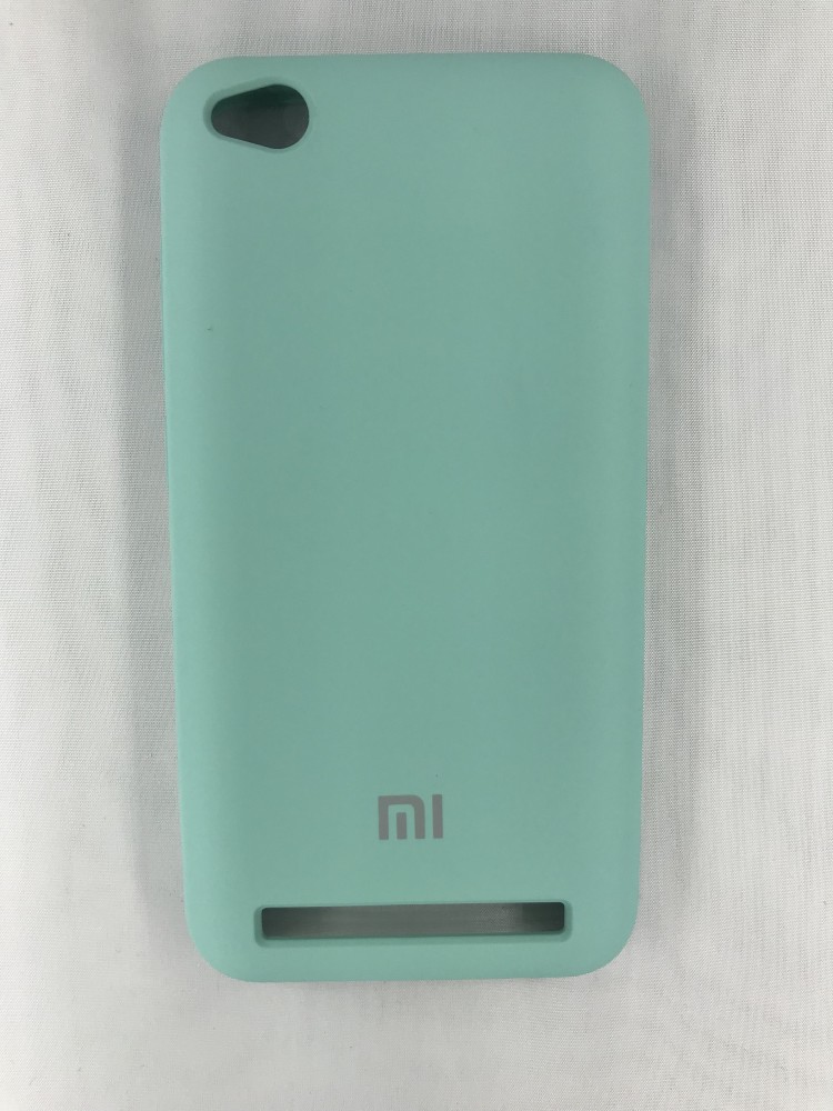 Чехол накладка с логотипом Mi для Xiaomi redmi 5A Бирюзовая 1