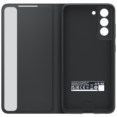 Чехол-книжка Samsung Smart Clear View для Galaxy S21 FE темно-серый (EF-ZG990CBEGRU) 4
