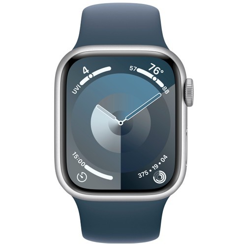 Умные часы Apple Watch Series 9 45 мм Silver Aluminium Case, Storm Blue Sport Band M/L 2