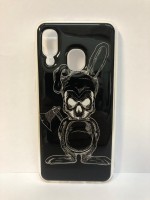 Силиконовая накладка для Samsung Galaxy A40 Цветная (Винил)