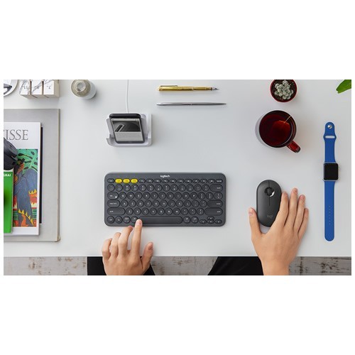 Беспроводная клавиатура Logitech K380 Wireless Bluetooth Keyboard Dark Grey (Серая) EAC 6