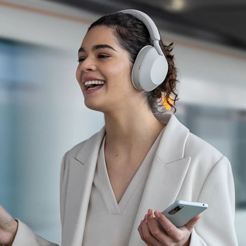 Беспроводные наушники Sony WH-1000XM5 Silver (Серебристый) 7