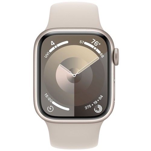 Умные часы Apple Watch Series 9 45 мм Starlight Aluminium Case, Starlight Sport Band S/M 2