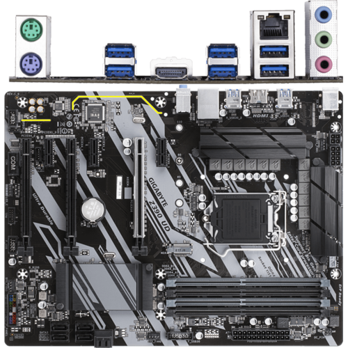 Материнская плата Gigabyte Z390 LGA1151v2 DDR4 (Z390 UD) ATX, Ret EAC 1