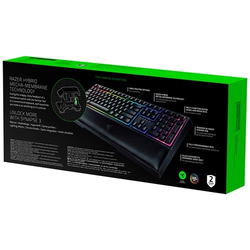 Клавиатура Razer Ornata V2 USB Black (Черная) 6