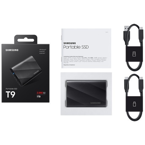 Внешний накопитель Samsung T9 SSD USB 3.2 1Tb Black (Черный) MU-PG1T0B/WW 9