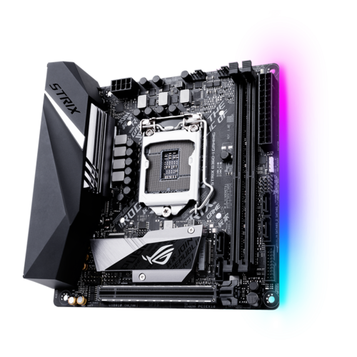 Материнская плата ASUS B360 LGA1151v2 DDR4 (ROG Strix B360-I Gaming) mini-ITX, Ret EAC 2
