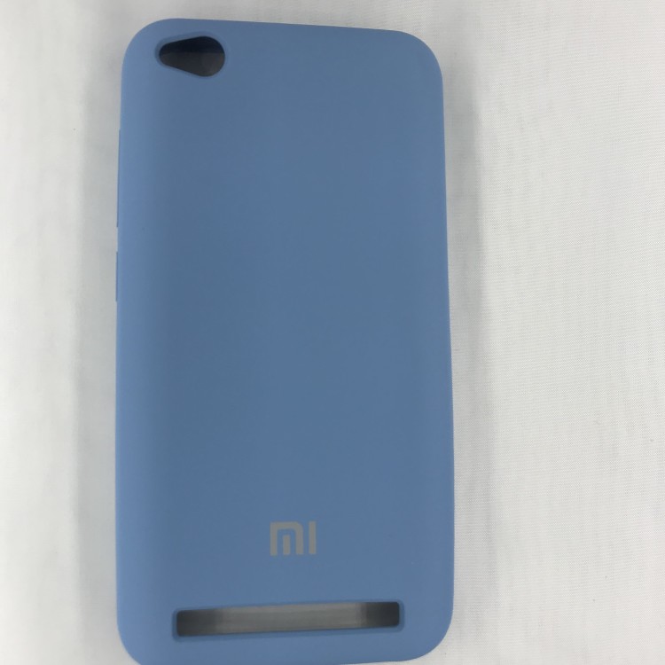 Чехол накладка с логотипом Mi для Xiaomi redmi 5A Голубой 1