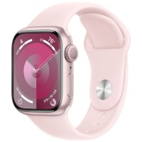 Умные часы Apple Watch Series 9 45 мм Pink Aluminium Case, Light Pink Sport Band M/L