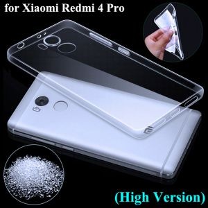 Чехол-накладка для Xiaomi Redmi 4 темно-прозрачный силиконовый 1