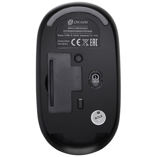 Беспроводная мышь Oklick 535MW Bluetooth оптическая Black/Grey (Черно-серая) 3