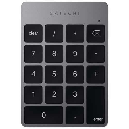 Цифровая клавиатура Satechi Aluminum Keypad Numpad (ST-SALKPM) Bluetooth Space Gray (Серый космос) 1