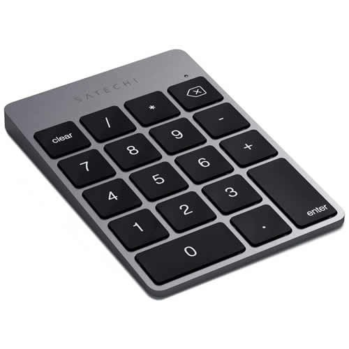Цифровая клавиатура Satechi Aluminum Keypad Numpad (ST-SALKPM) Bluetooth Space Gray (Серый космос) 2
