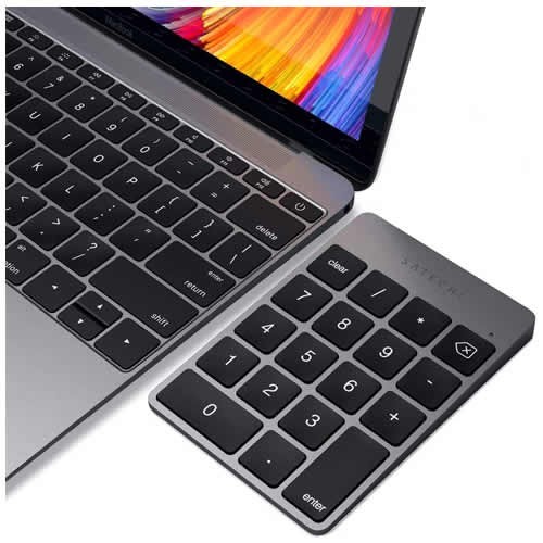 Цифровая клавиатура Satechi Aluminum Keypad Numpad (ST-SALKPM) Bluetooth Space Gray (Серый космос) 6
