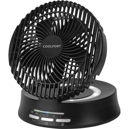 Настольный вентилятор Coolfort CF-2000 Black (Черный) EAC 1