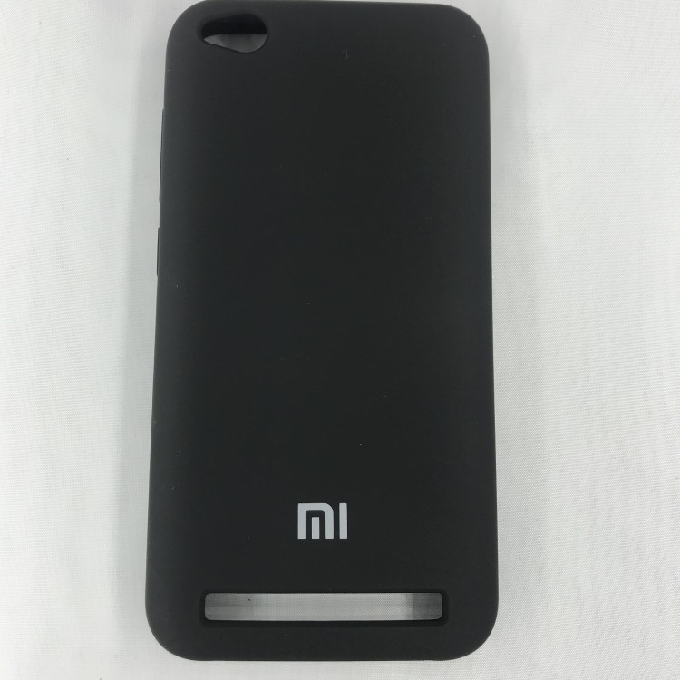 Чехол накладка с логотипом Mi для Xiaomi redmi 5A Черный 1