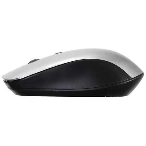 Беспроводная мышь Oklick 565MW USB оптическая Glossy Black/Silver (Черно-серебристая) 4