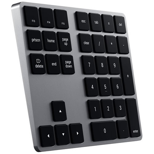 Цифровая клавиатура Satechi Aluminum Extended Keypad (ST-XLABKM) Bluetooth Space Gray (Серый космос) 2