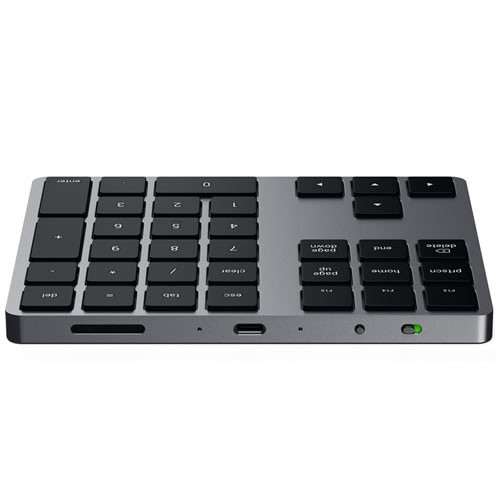 Цифровая клавиатура Satechi Aluminum Extended Keypad (ST-XLABKM) Bluetooth Space Gray (Серый космос) 4
