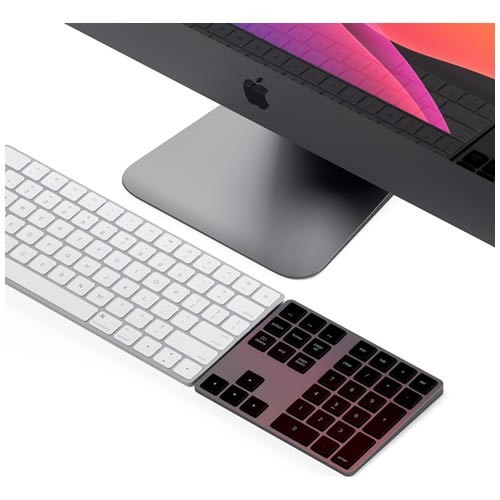 Цифровая клавиатура Satechi Aluminum Extended Keypad (ST-XLABKM) Bluetooth Space Gray (Серый космос) 6