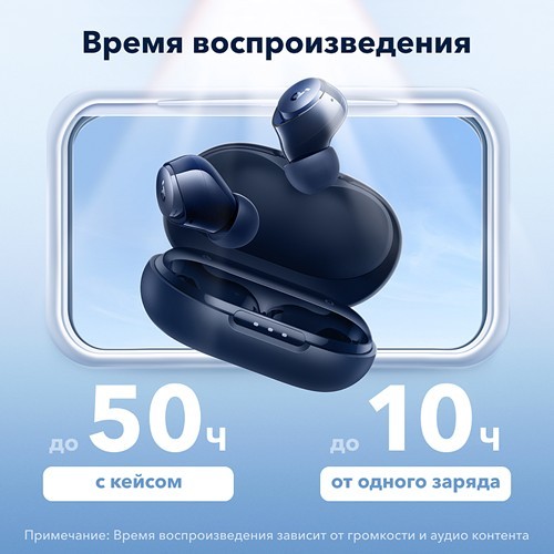 Беспроводные наушники Anker Soundcore Space A40 Blue (Синий) EAC 5