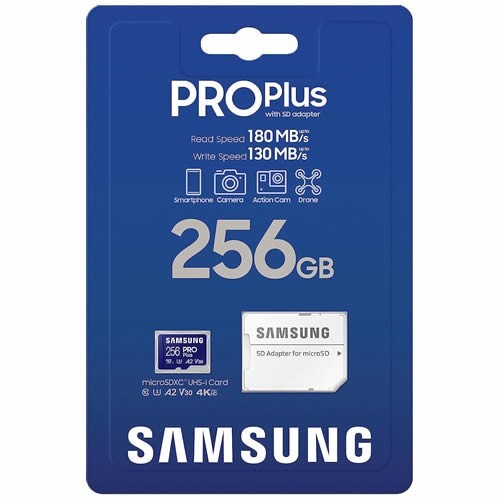 Карта памяти MicroSDXC Samsung PRO Plus 2023 256Gb (MB-MD256SA) 4