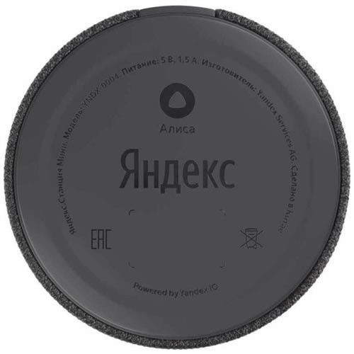 Умная колонка Яндекс.Станция Мини Black (Черный) EAC 5