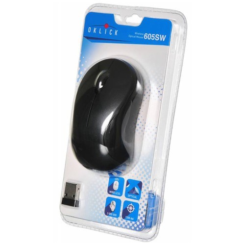 Беспроводная мышь Oklick 605SW USB оптическая Black/Blue (Черно-синяя) 5