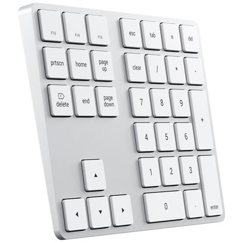 Цифровая клавиатура Satechi Aluminum Extended Keypad (ST-XLABKS) Bluetooth Silver (Серебристый) 4