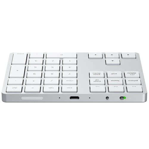Цифровая клавиатура Satechi Aluminum Extended Keypad (ST-XLABKS) Bluetooth Silver (Серебристый) 5