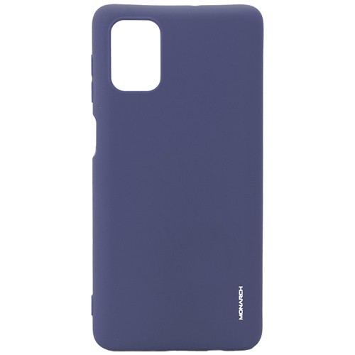 Силиконовая накладка для Samsung Galaxy M51 Monarch Blue (Синяя) 1