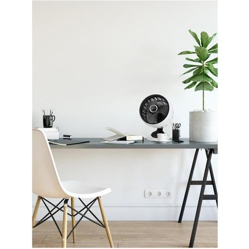 Настольный вентилятор Coolfort CF-2003 Black/White (Черный/Белый) EAC 2
