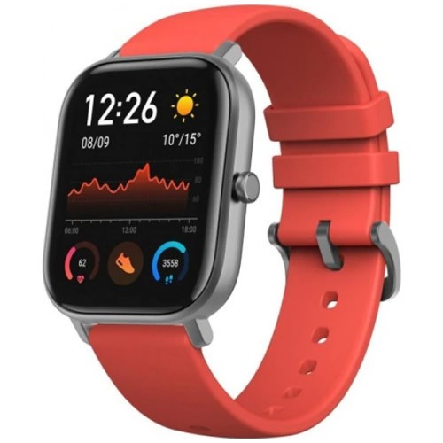 Часы Amazfit GTS Vermillion Organge (Черный/Оранжевый) EAC 1