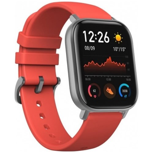 Часы Amazfit GTS Vermillion Organge (Черный/Оранжевый) EAC 2