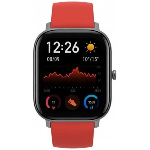 Часы Amazfit GTS Vermillion Organge (Черный/Оранжевый) EAC 3