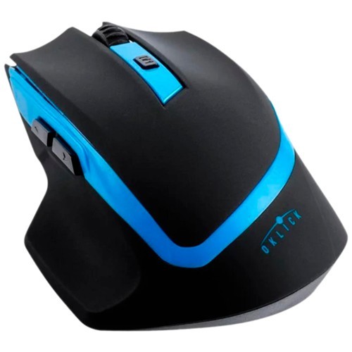 Беспроводная мышь Oklick 630LW Dragon USB оптическая Black/Blue (Черно-голубая) 2