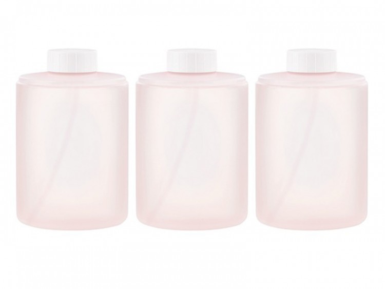 Мыло жидкое Xiaomi для дозатора Mijia Automatic Foam Soap Dispenser Pink (Розовый) 3шт 1
