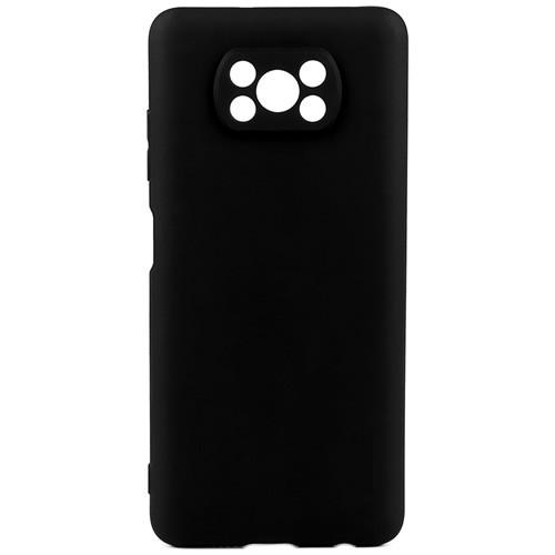 Силиконовая накладка для Poco X3 NFC Black (Черная) 1