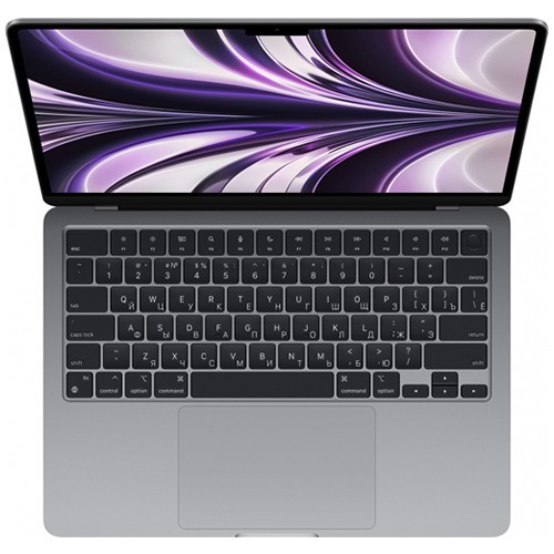 Ноутбук Apple MacBook Air 13" 2022 (Apple M2/13.6"/2560x1664/8Gb/256Gb SSD/Apple Graphics 10-core/macOS) Space Gray (Серый космос) MLXW3RU/A 2