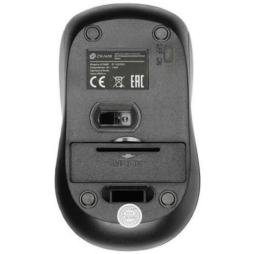 Беспроводная мышь Oklick 675MW USB оптическая Black (Черная) 2