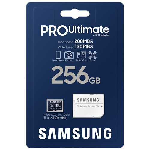Карта памяти MicroSDXC Samsung PRO Ultimate 256Gb (MB-MY256SA) 4