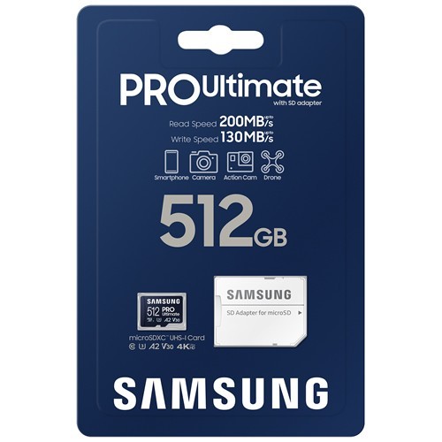 Карта памяти MicroSDXC Samsung PRO Ultimate 512Gb (MB-MY512SA) 4