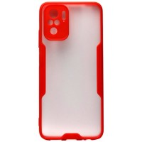 Силиконовая накладка Bubble для Xiaomi Redmi Note 10S Red (Красный)