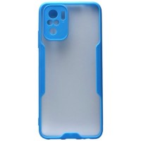 Силиконовая накладка Bubble для Xiaomi Redmi Note 10S Blue (Голубой)