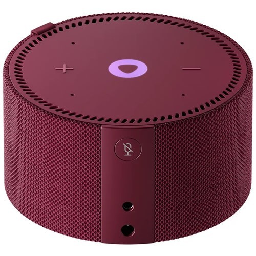 Умная колонка Яндекс Новая Станция Мини (с часами) Red (Красный гранат) EAC 4