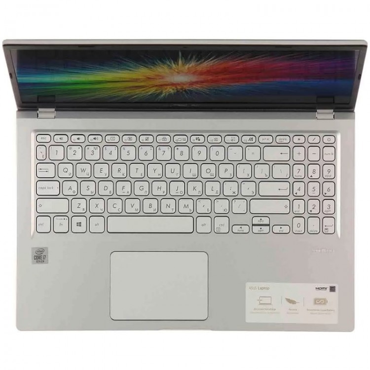 Ноутбук ASUS R565JA-BQ1407T (Intel Core i3 1005G1 1.2 ГГц/15.6"/1920x1080/RAM 8Gb/SSD 256Gb/Intel UHD Graphics/Win 10) Silver (Серебристрый) 5